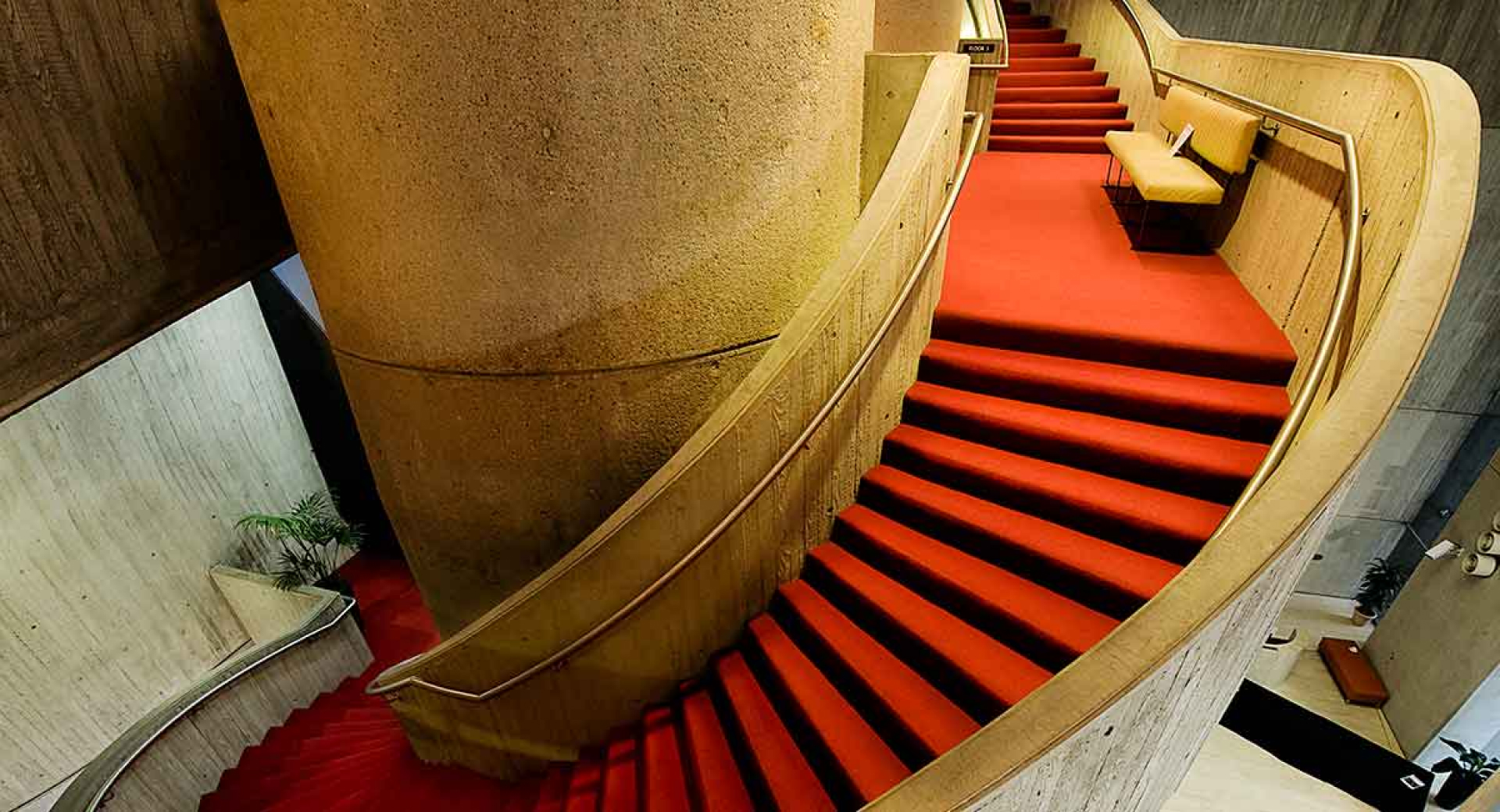 Winding Staircase inside the Museum of Freemasonry in Sydney